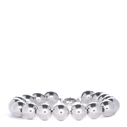 Tiffany Sterling Silver 10mm HardWear Ball Bracelet 1 of 6