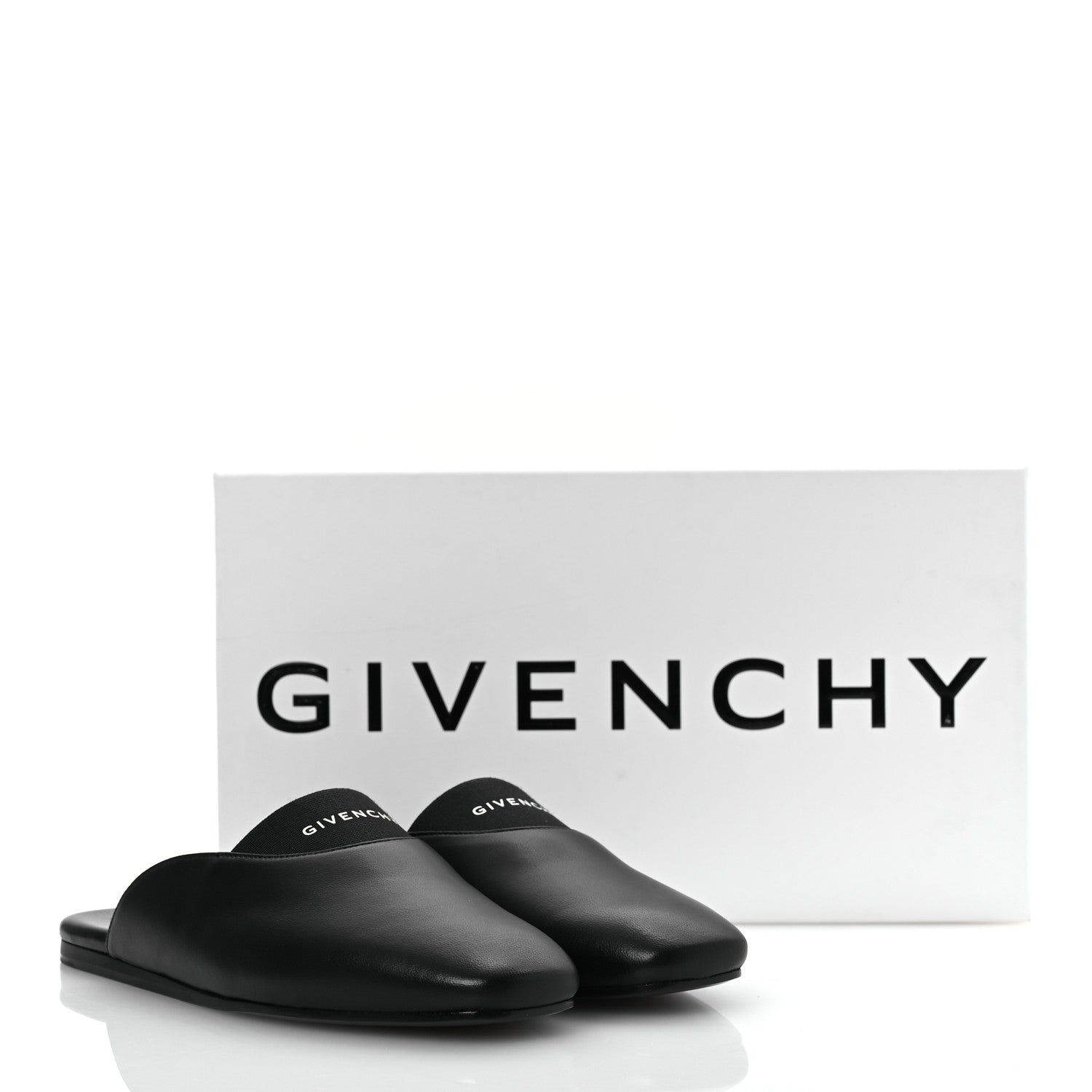 Givenchy Calfskin Dune Bedford Logo Mule Slides 36 Black 13 of 13