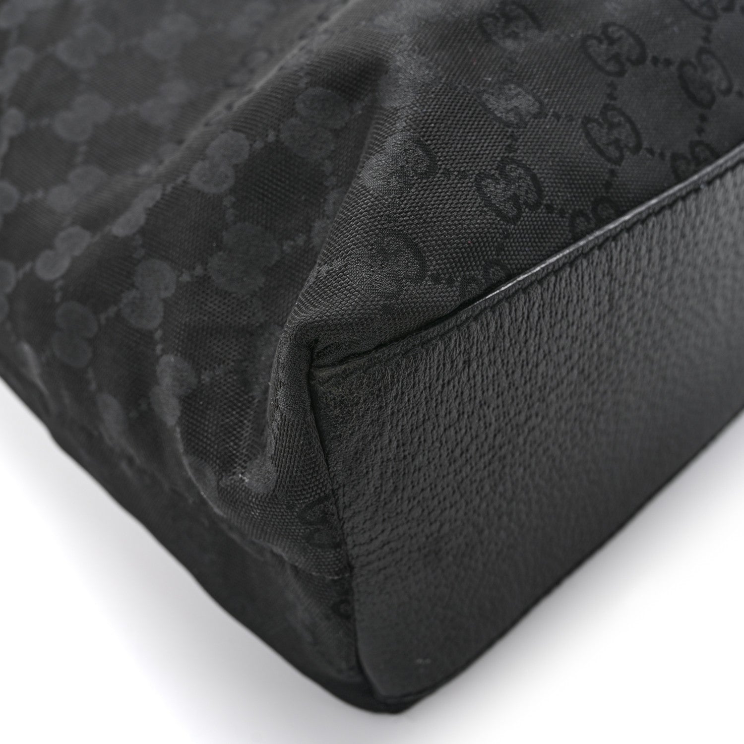 Gucci GG Monogram Large Web Handle Vertical Tote Black 1894602