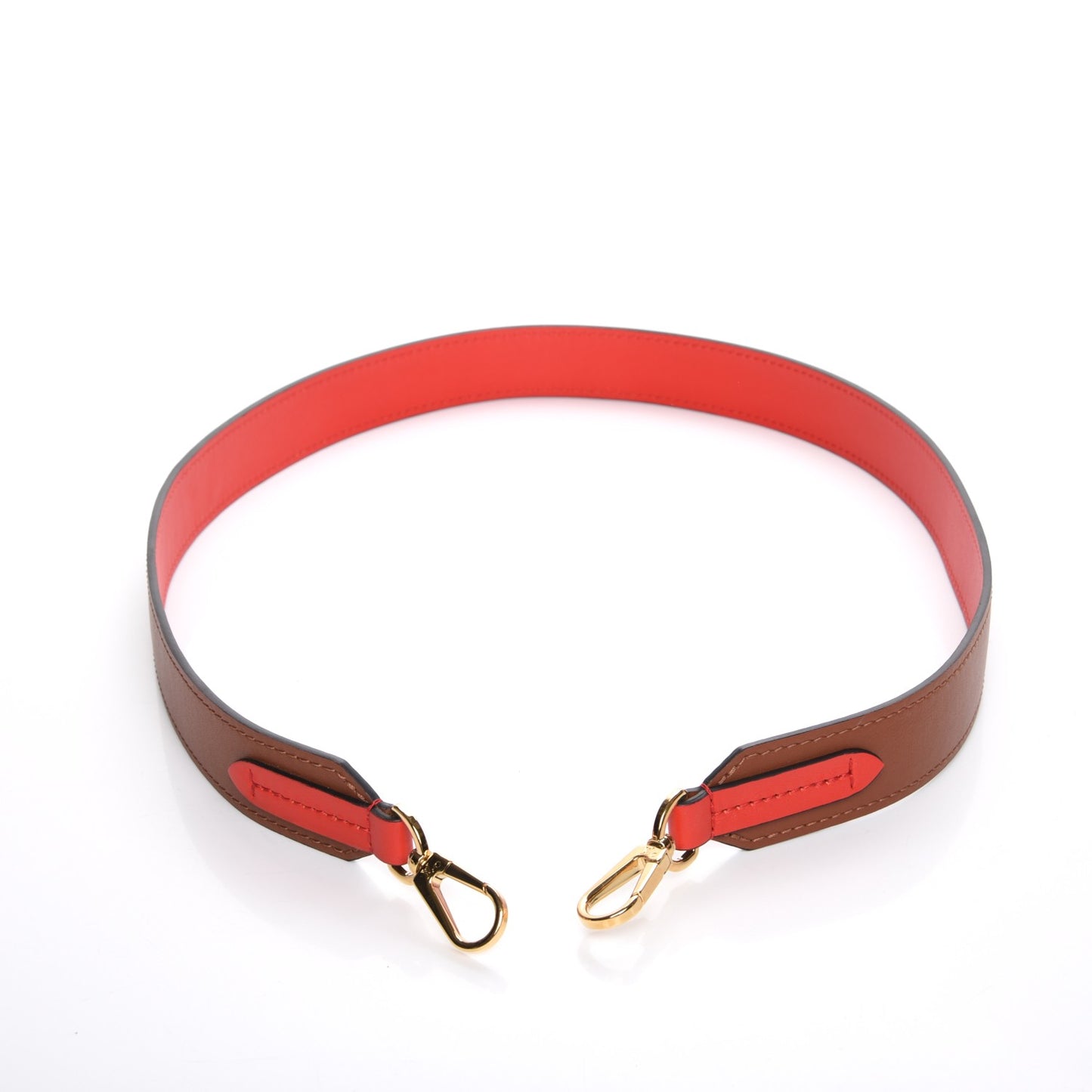 Calfskin Tuileries Shoulder Strap Caramel Rouge