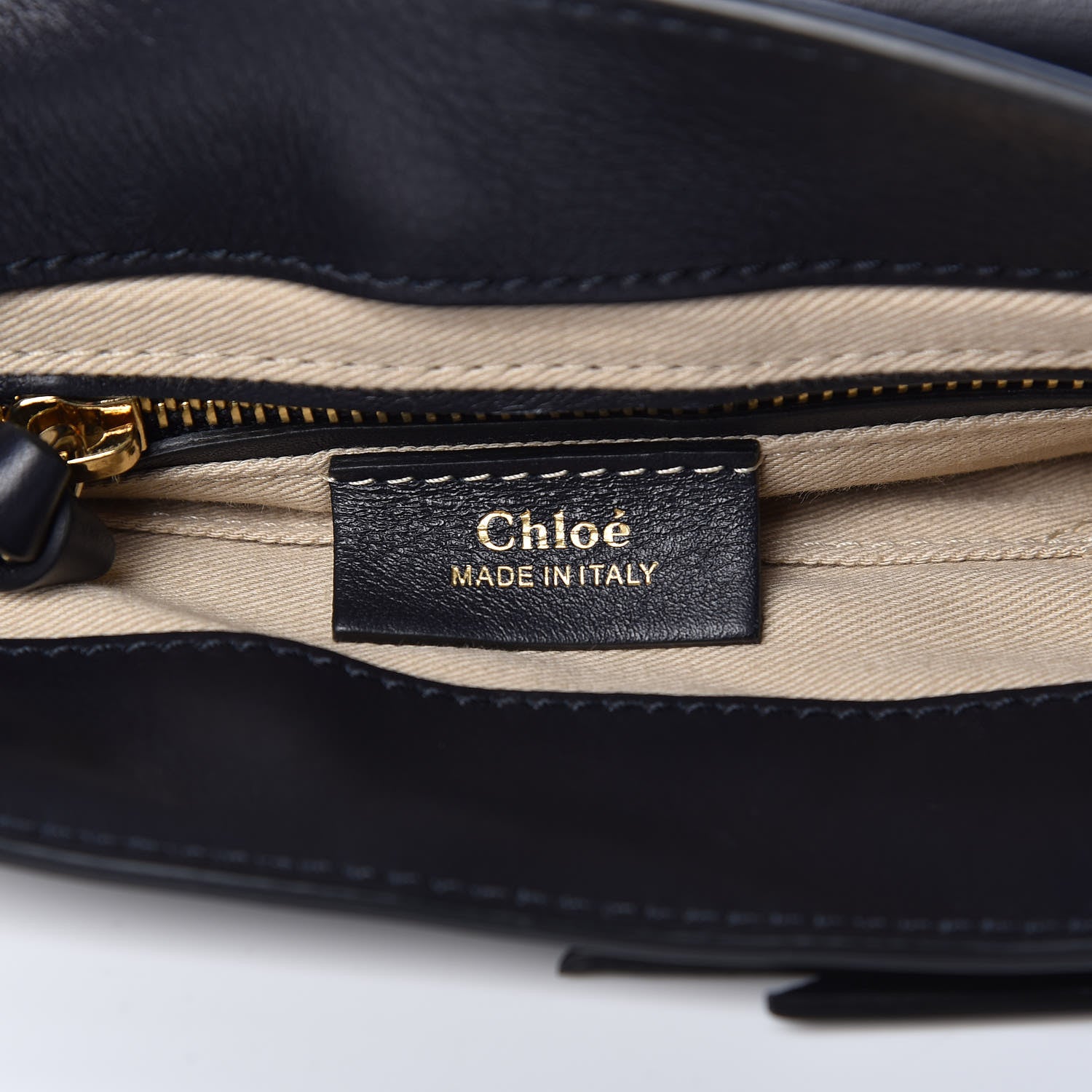 Chloe Calfskin Quilted Medium Faye Backpack Full Blue 7 of 12