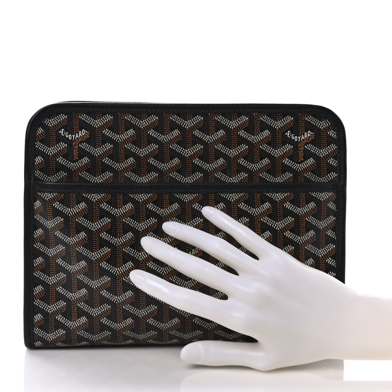 Goyard Goyardine Jouvence MM Toiletry Pouch Black 2 of 9