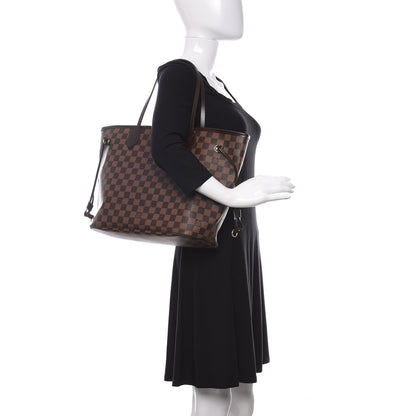 Louis Vuitton Damier Ebene Neverfull MM 2 of 9