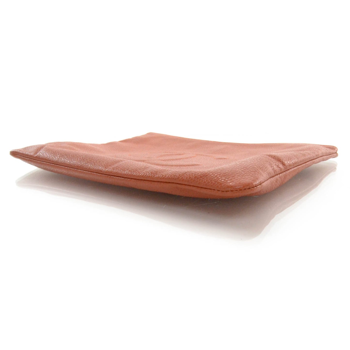 Caviar CC Flat Trousse Cosmetic Pouch Brique Clair
