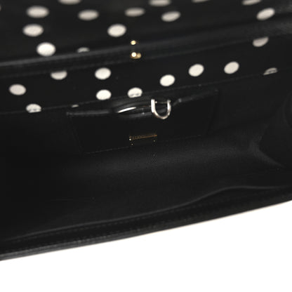 Dolce & Gabbana Dauphine Polka Dot Print Shoulder Bag Black 6 of 10