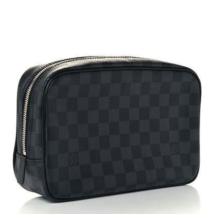 Louis Vuitton Damier Graphite Toilet Pouch GM 3 of 9