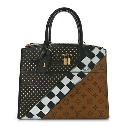 Louis Vuitton Calfskin Reverse Monogram City Steamer MM 1 of 8