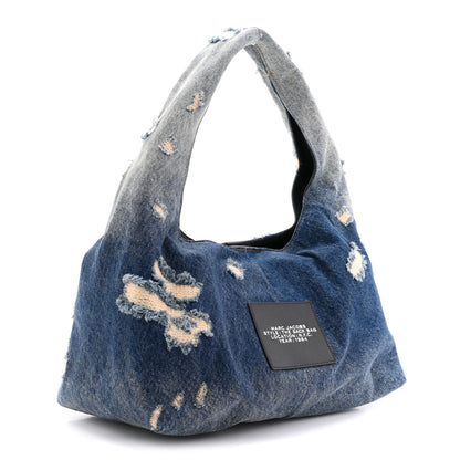 Marc Jacobs Denim The Rip and Repair The Sack Bag Punk Indigo 4 of 10
