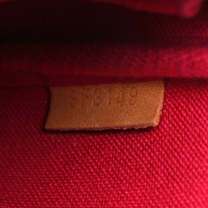 Louis Vuitton Monogram 2019 Christmas Animation Mini Courchevel Pochette Accessories Fuchsia 6 of 12