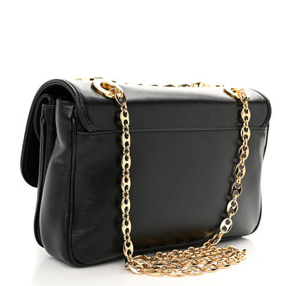 Gucci Azalea Calfskin Small Marina Chain Shoulder Bag Black 3 of 11