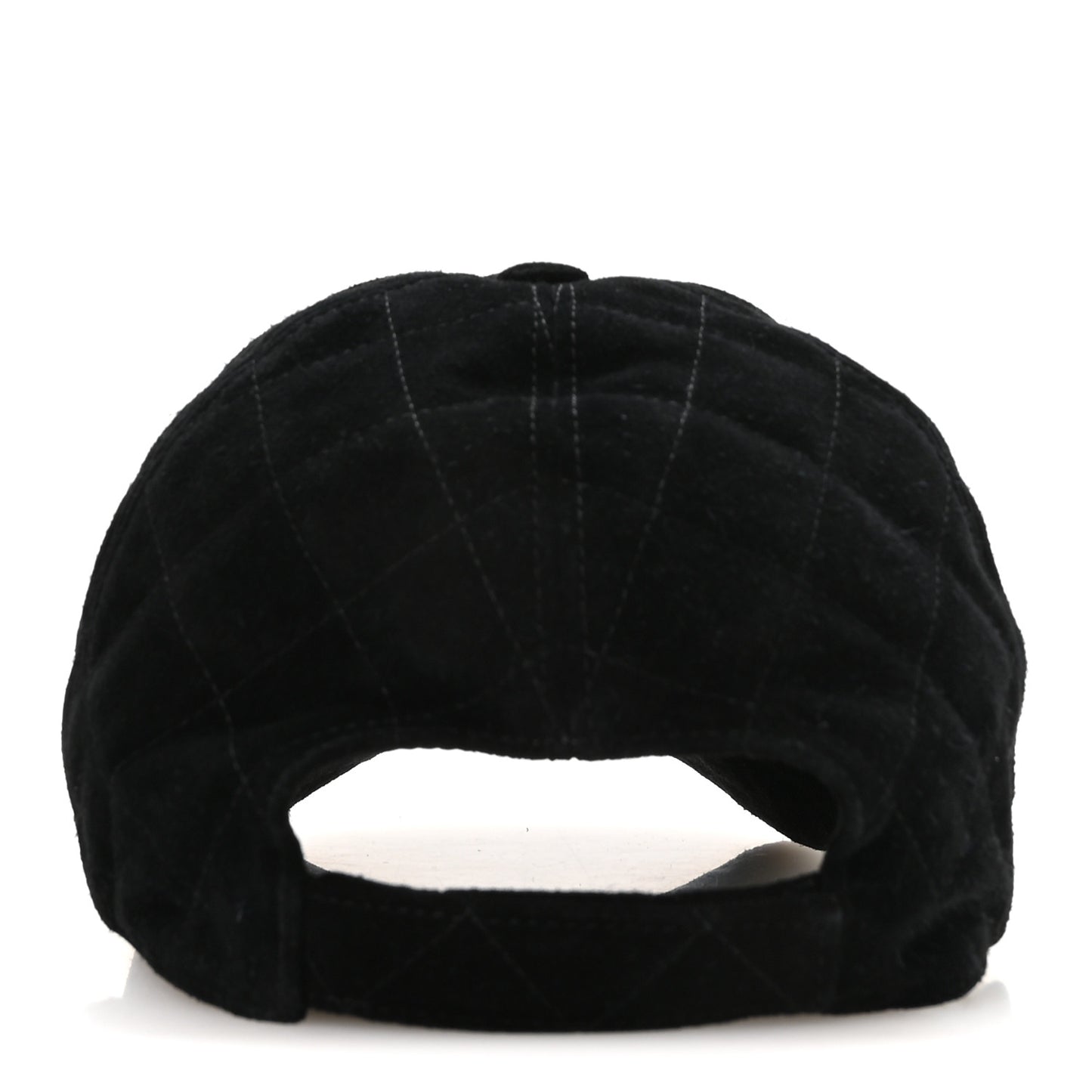 Suede Goatskin CC Cap Hat Black