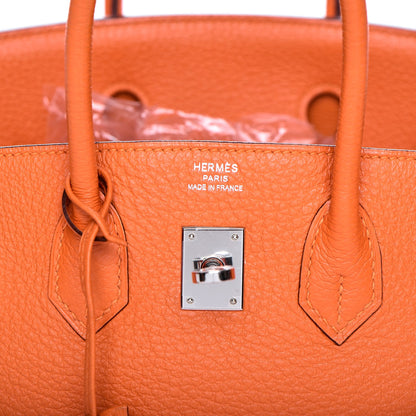 Hermes Togo Birkin 25 Orange 17 of 30