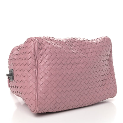 Bottega Veneta Nappa Intrecciato Satchel Dusty Rose 3 of 4
