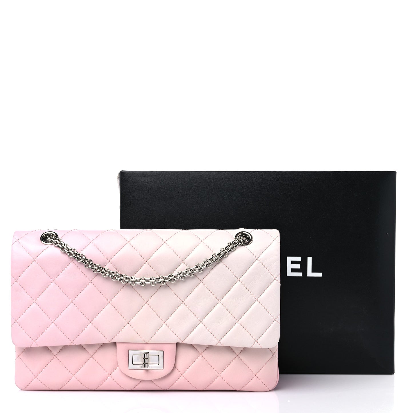 Lambskin Degrade Quilted 2.55 Reissue 227 Flap Pink