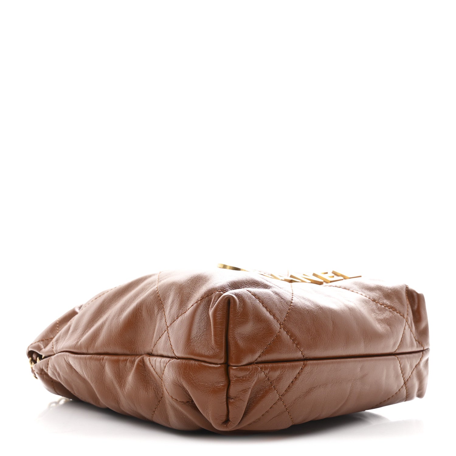 Chanel Shiny Calfskin Quilted Mini Chanel 22 Light Brown 4 of 11