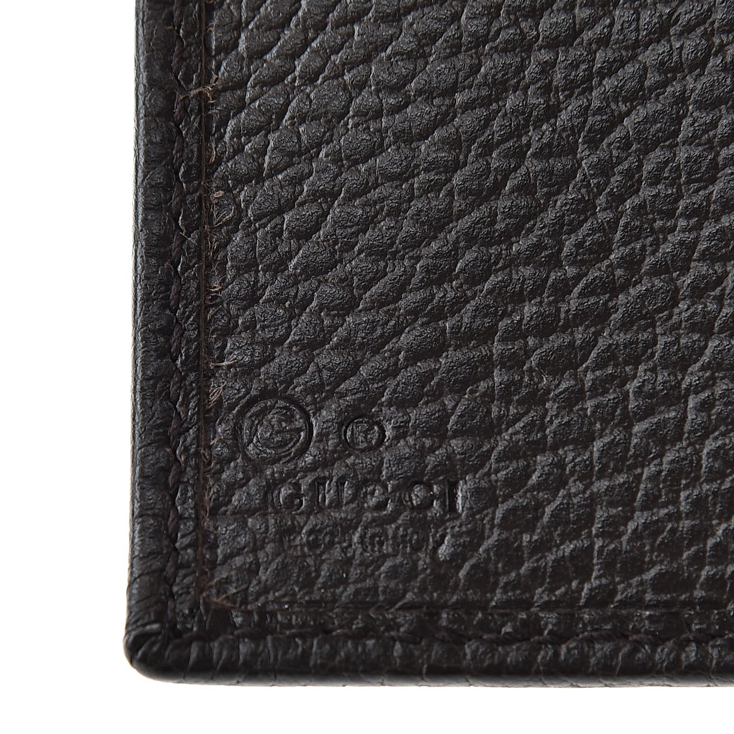 Monogram Bi-Fold Wallet Dark Brown