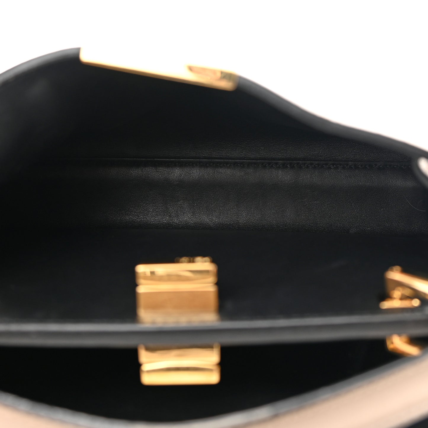 Vitello Tahiti Burro Medium Peekaboo Iconic Essentially Satchel Tortora Black