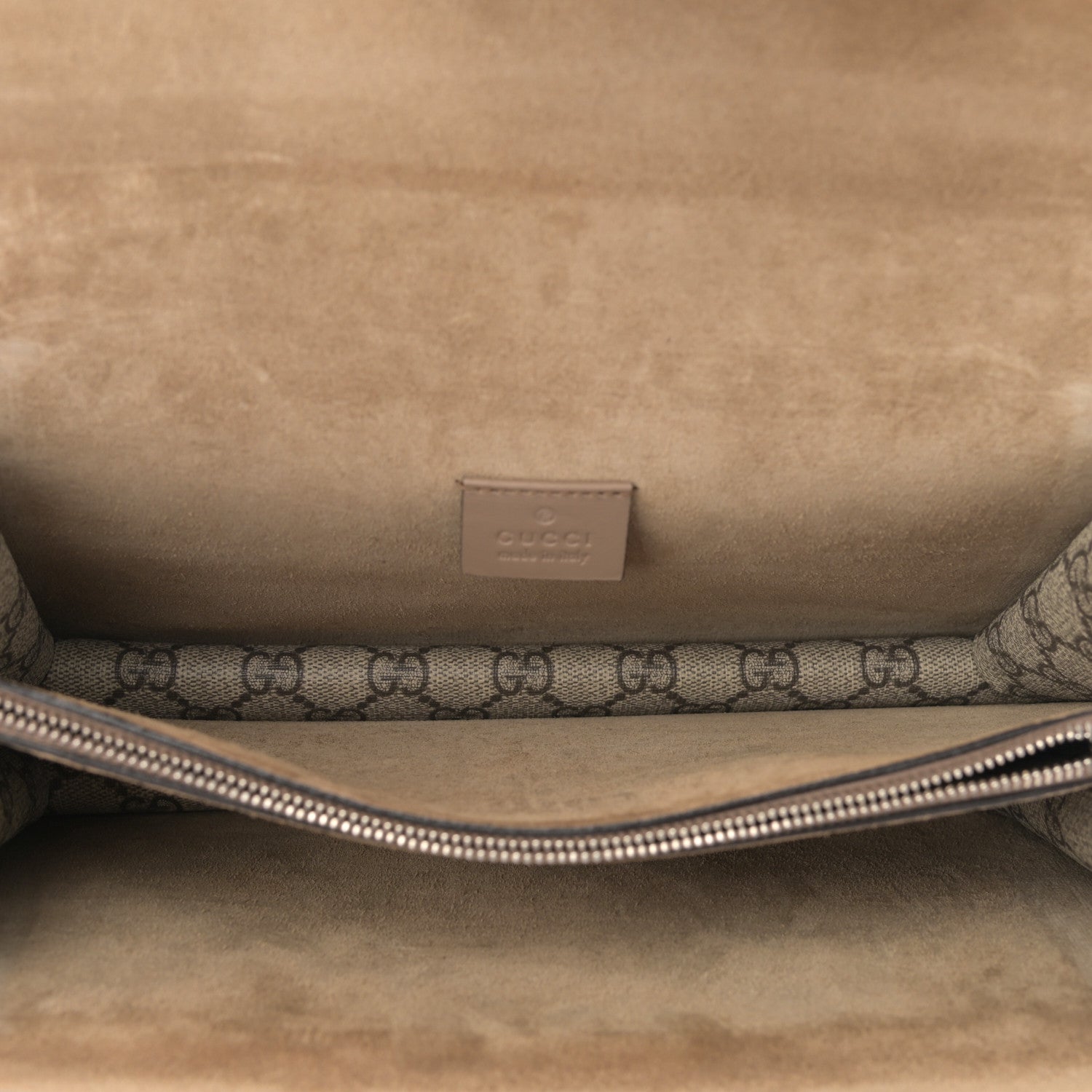 Gucci GG Supreme Monogram Small Dionysus Shoulder Bag Taupe 5 of 11