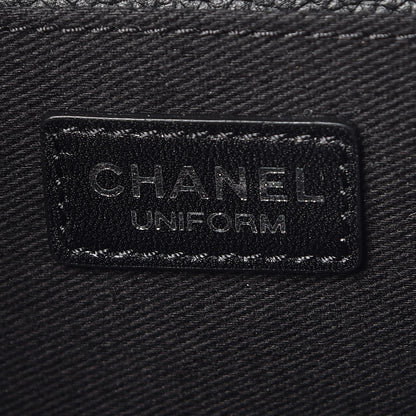 Chanel Grained Calfskin Quilted 2.55 Reissue Flap Belt Bag Clutch Black 6 of 11