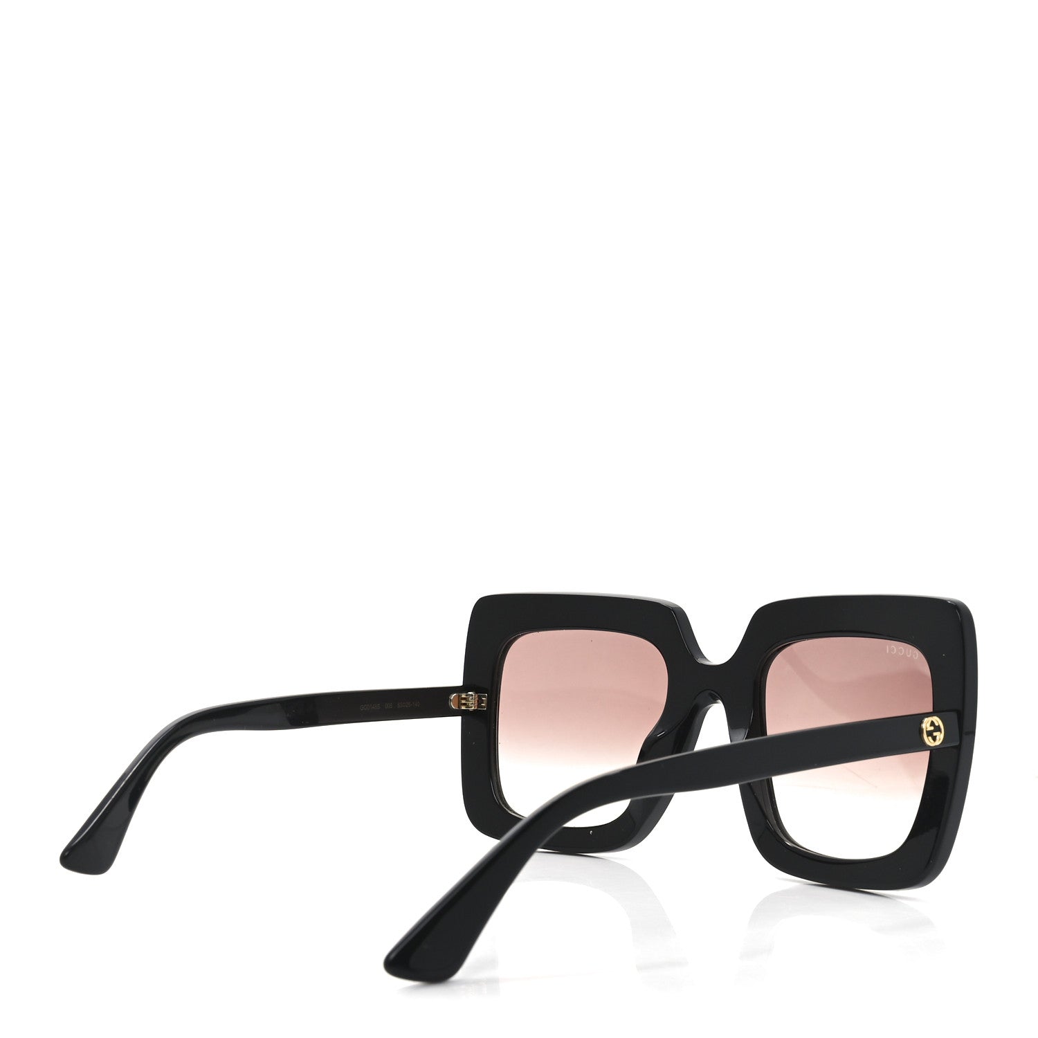 Gucci Acetate Crystal Oversize Sunglasses GG0148S Black 4 of 7