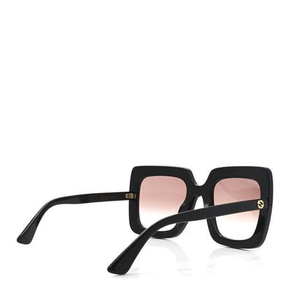 Gucci Acetate Crystal Oversize Sunglasses GG0148S Black 4 of 7