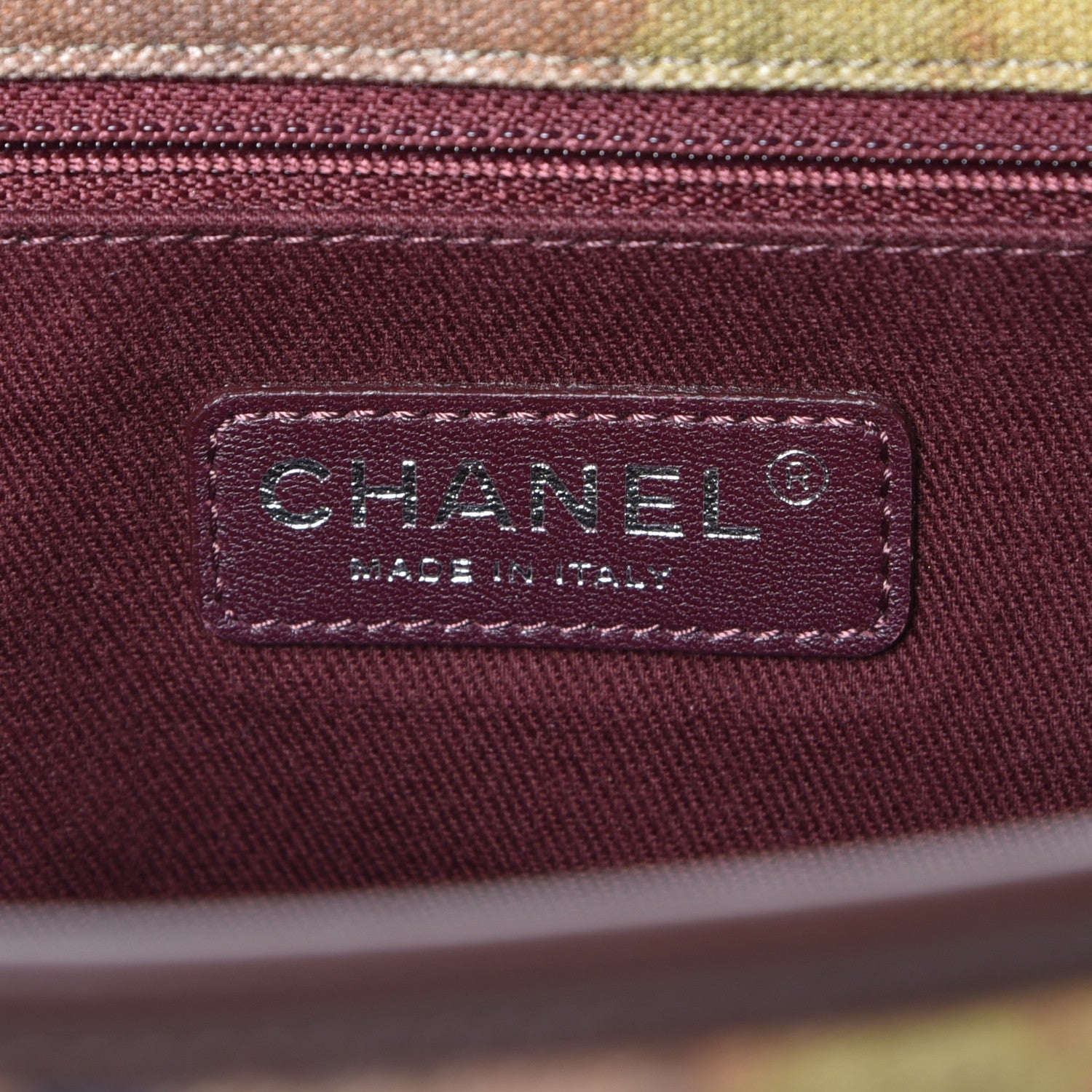 Chanel Washed Toile Large Graffiti On The Pavements Messenger Khaki Multicolor 6 of 8