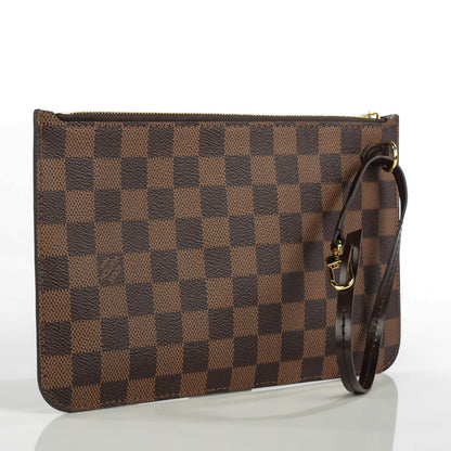 Louis Vuitton Damier Ebene Neverfull MM GM Pochette 3 of 8