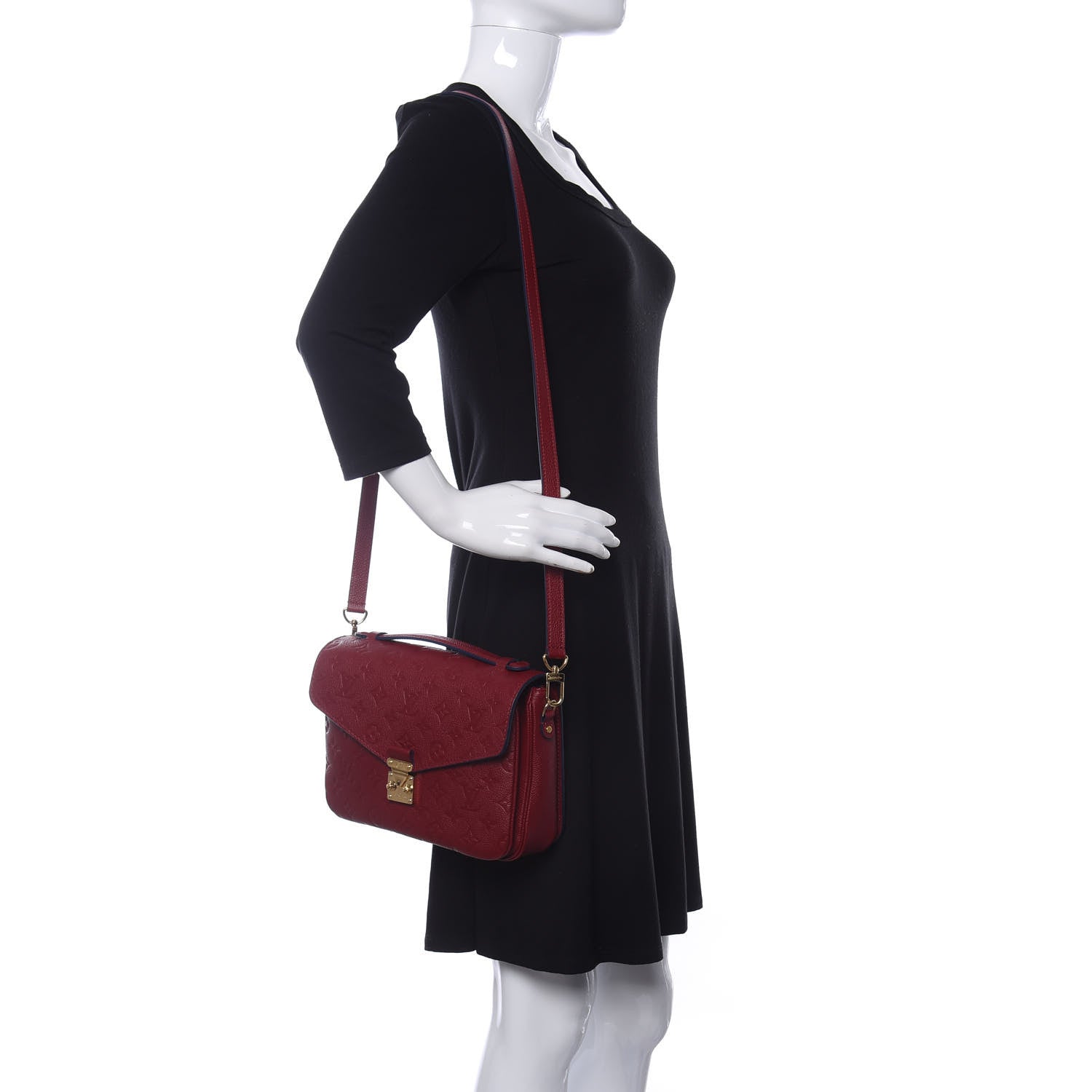 Louis Vuitton Empreinte Pochette Metis Cherry Berry 2 of 9