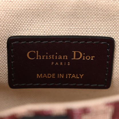 Christian Dior Oblique Mini Saddle Bag Burgundy 6 of 10