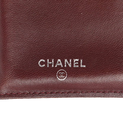 Chanel Lambskin Quilted Large Flap Wallet Black 6 of 9