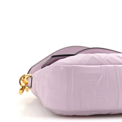 Fendi Nappa FF 1974 Embossed Baguette Anemone 8 of 9