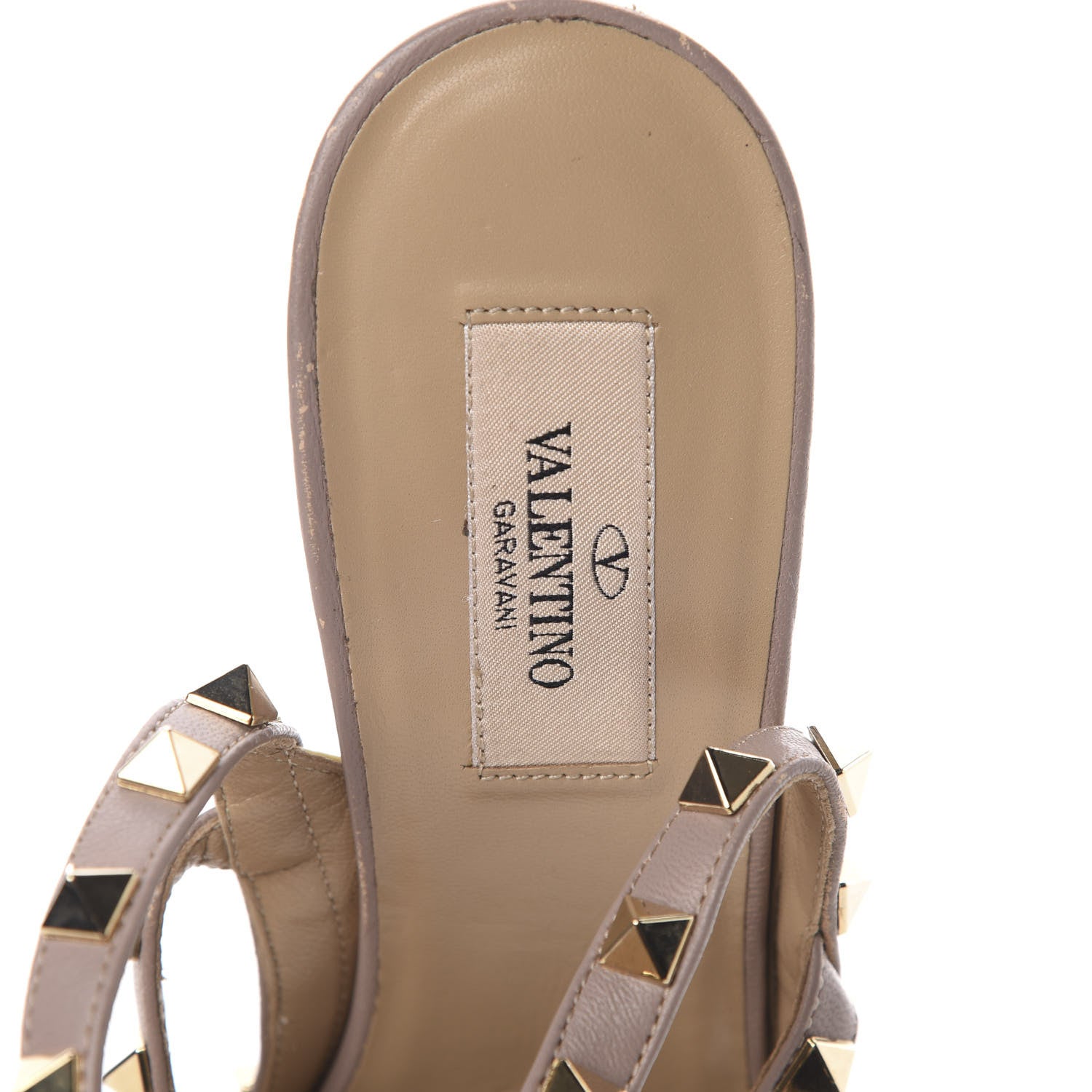 Valentino Garavani Patent Rockstud Ankle Strap 100mm Pumps 40 Water Yellow Poudre 6 of 15