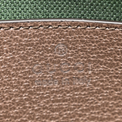 Gucci GG Supreme Monogram Textured Dollar Calfskin Web Mini Ophidia Shoulder Bag Beige Ebony New Acero 6 of 10
