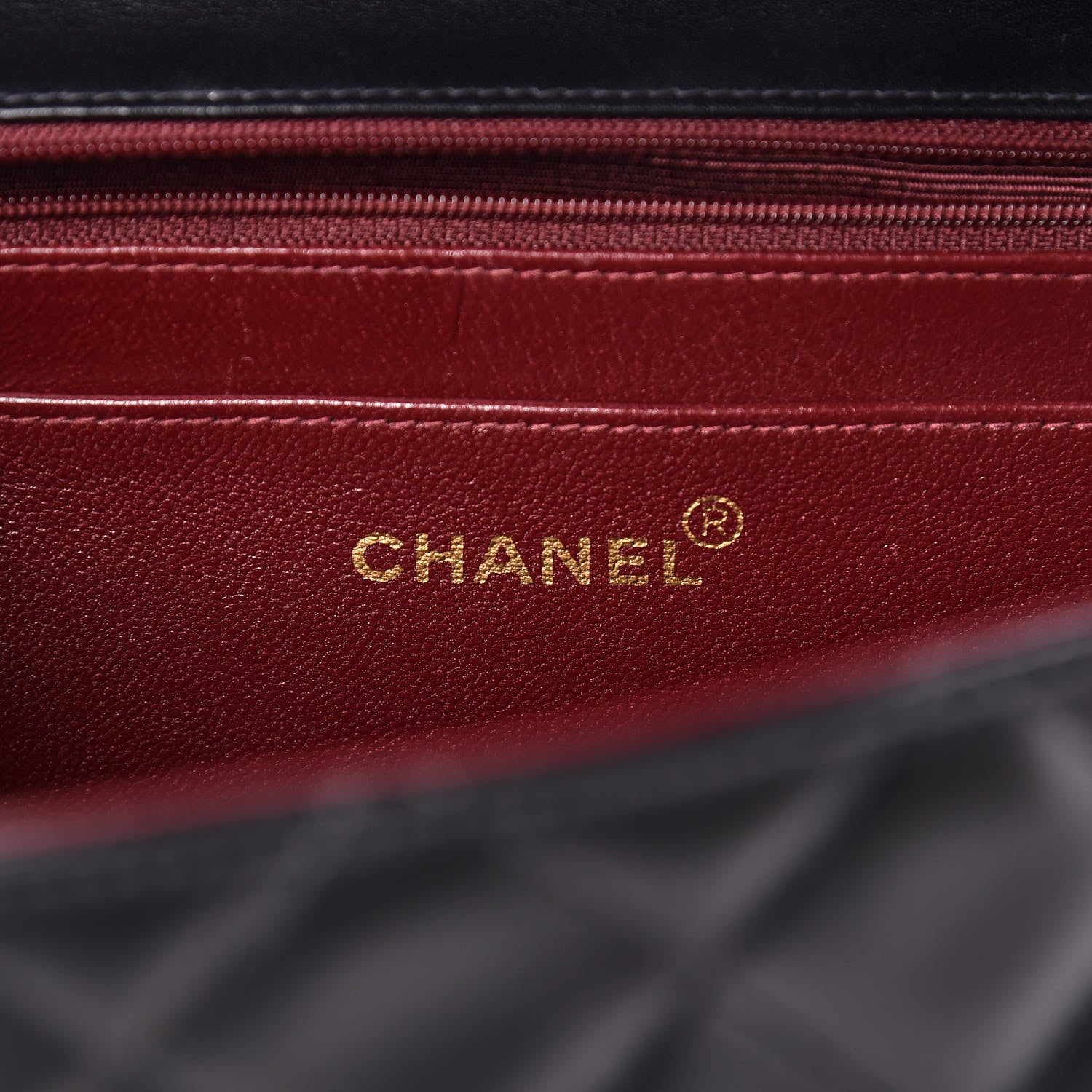 Chanel Lambskin Quilted XL Jumbo Single Flap Black 6 of 12