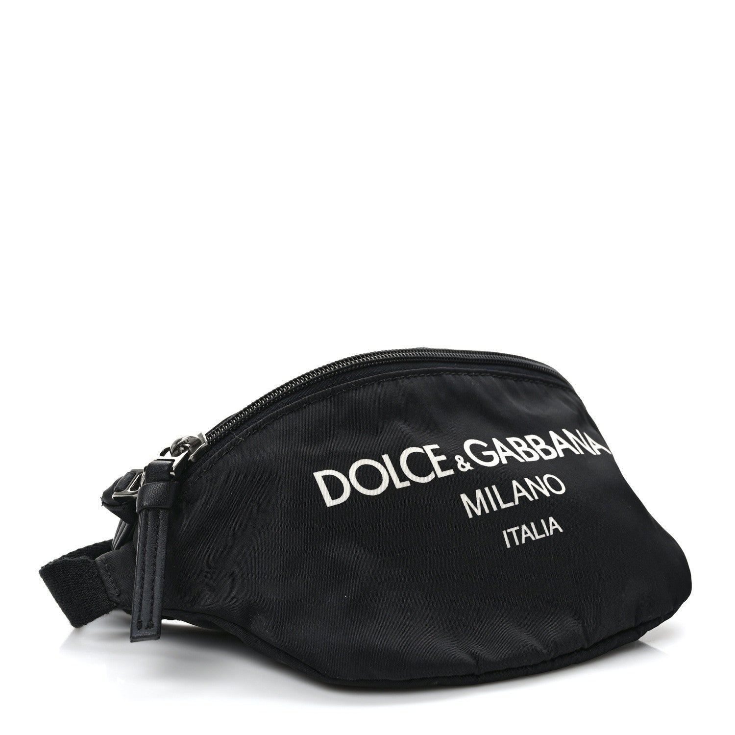 Dolce & Gabbana DOLCE GABBANA Nylon Logo Belt Bag Black 4 of 8