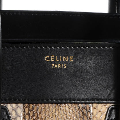 Celine Cobra Mini Luggage Black Navy Khaki 9 of 9