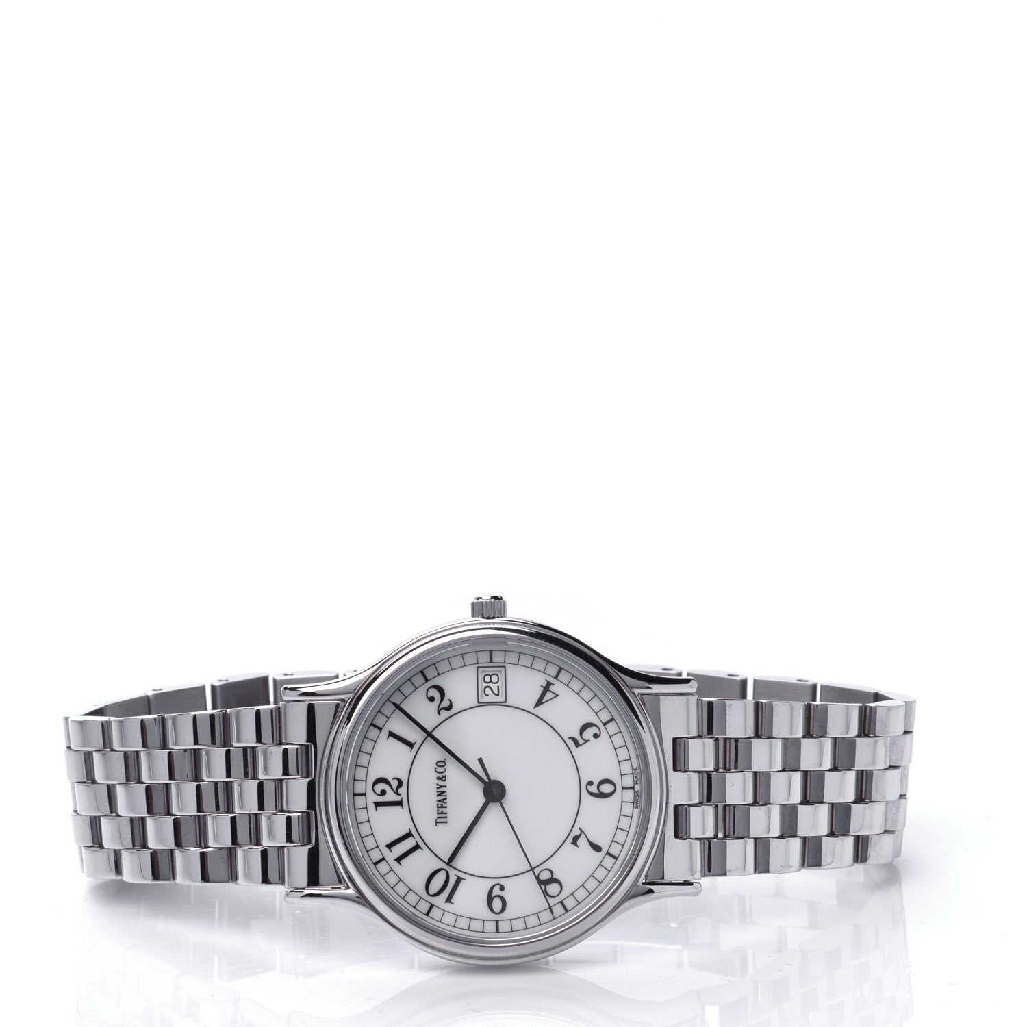 Tiffany Stainless Steel 33mm Portfolio Quartz Watch 2 of 5