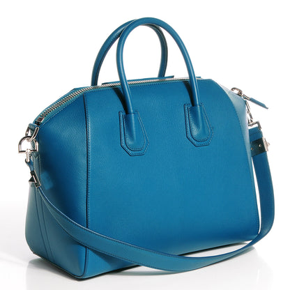 Givenchy Sugar Goatskin Medium Antigona Dark Blue 3 of 11