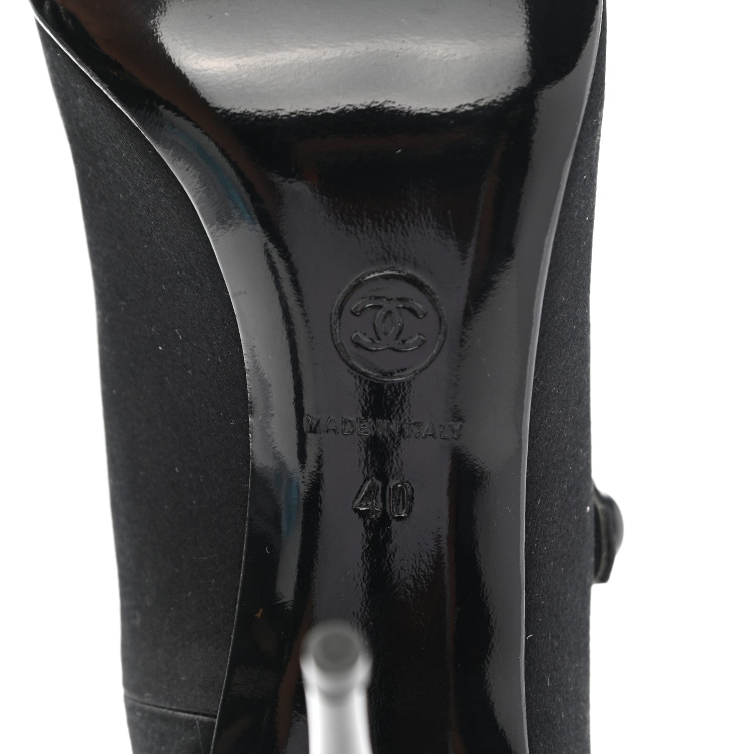 Chanel Mary Jane Pump 37 Black 7 of 12