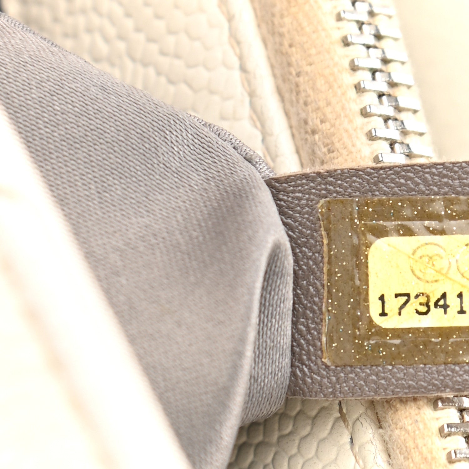 Chanel Caviar Quilted Grand Shopping Tote GST White 7 of 13
