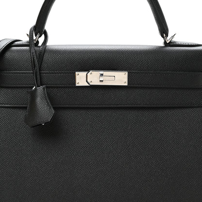 Hermes Epsom Kelly Sellier 32 Black 8 of 11