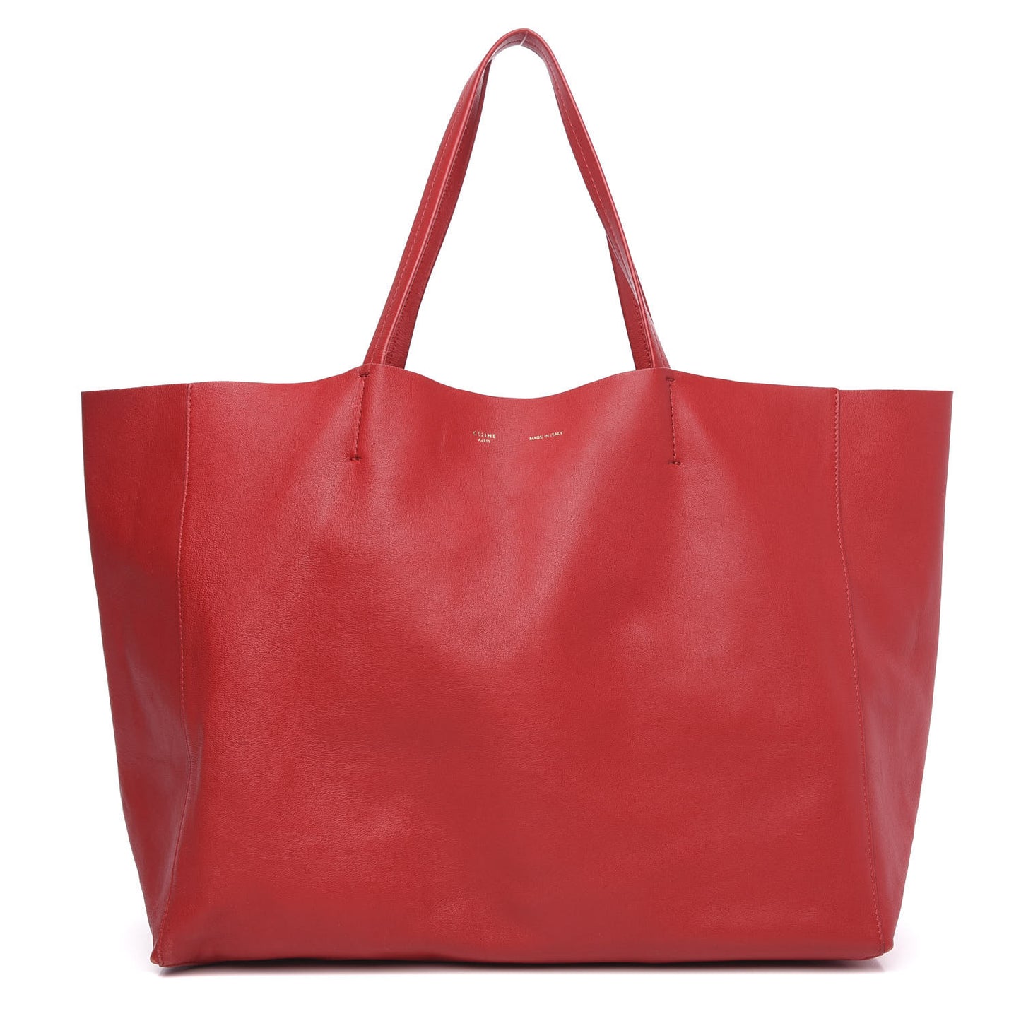 Lambskin Horizontal Cabas Magenta