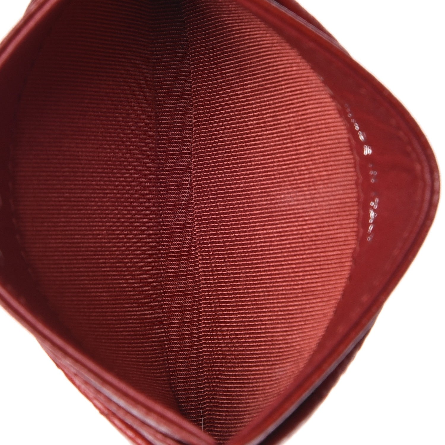 Chanel Caviar Quilted Card Holder Dark Red 5 of 9