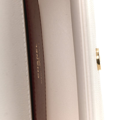 Chanel Shiny Caviar Mini Preppy Coco Shoulder Bag White 5 of 11