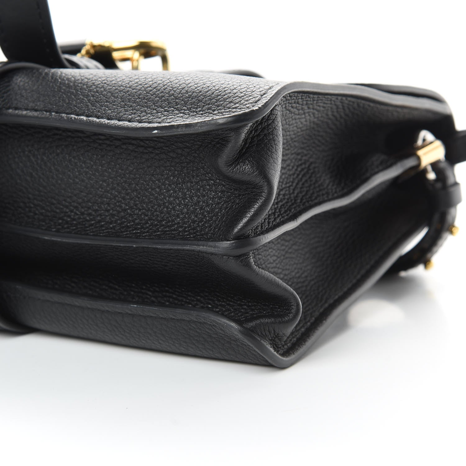 Chloe Grained Calfskin Medium Aby Day Shoulder Bag Black 10 of 12