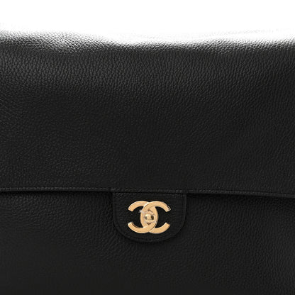 Chanel Grained Calfskin Souplissimo Maxi Flap Black 8 of 11