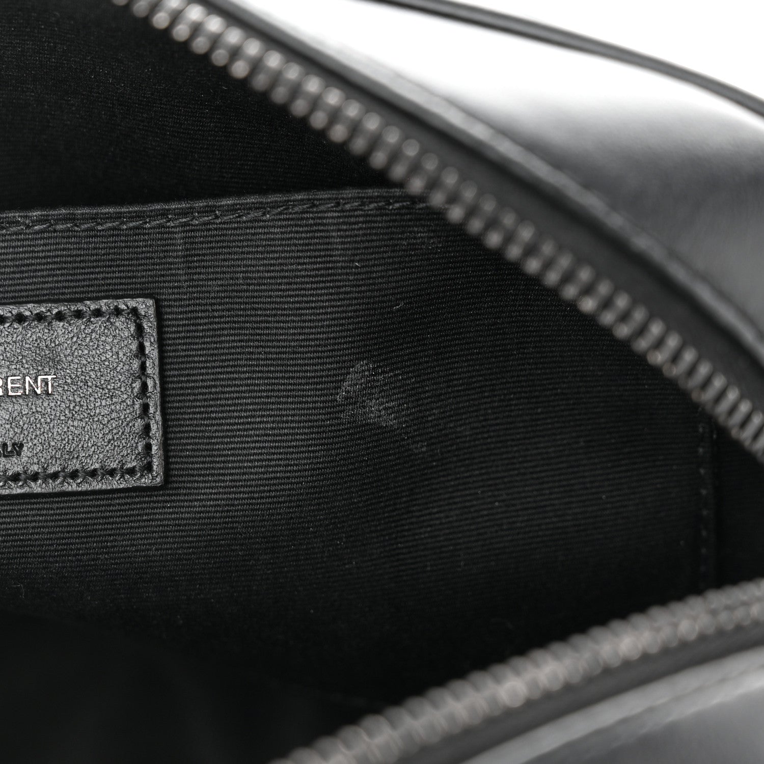 Saint Laurent Calfskin Matelasse Monogram Monochrome Lou Camera Bag Black 11 of 12