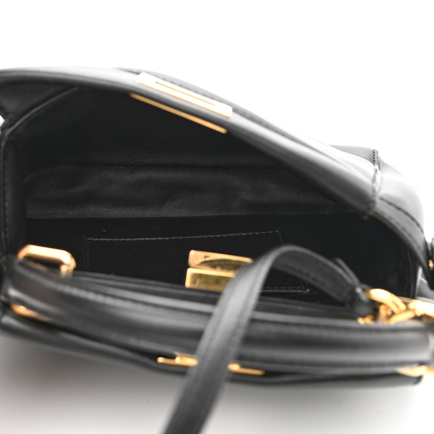 Nappa Mini Peekaboo Iconic Satchel Black
