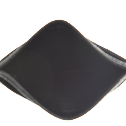 Saint Laurent Grain De Poudre Matelasse Chevron Monogram Credit Card Case Black 5 of 12