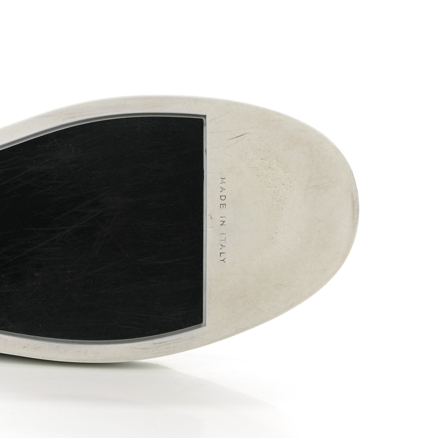 Calfskin Womens CC Sneakers 37 Black White